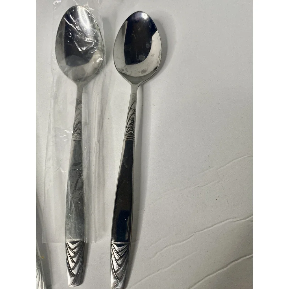 Orleans Silver ORL46 Stainless Korea Lot of 4 Spoons Replacements